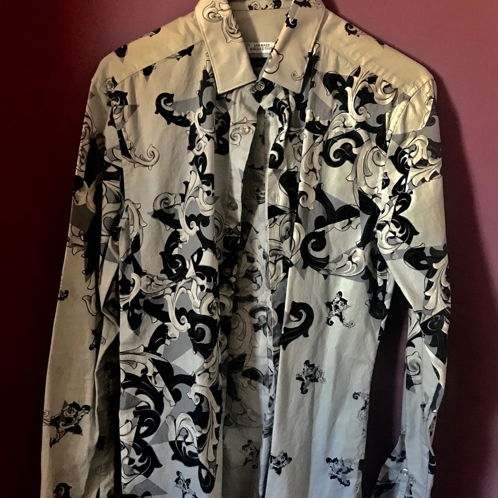 VERSACE collared shirt